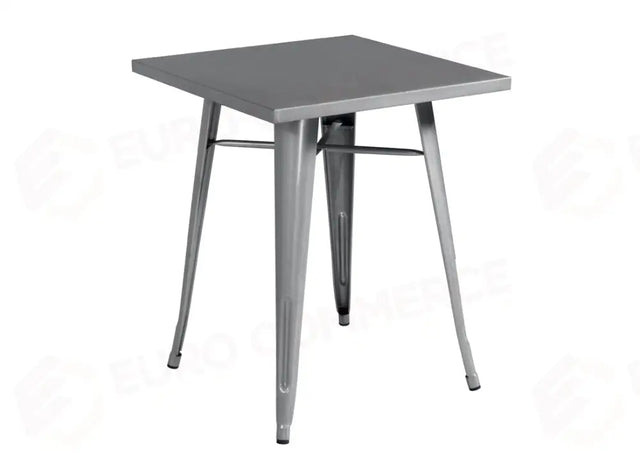 TAVOLO IN LAMIERA 60×60 - SILVER TC41G - GREENWOOD
