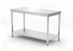 TAVOLO INOX CENTRALE / A PARETE KITCHEN LINE IMBULLONATO HENDI - 817179