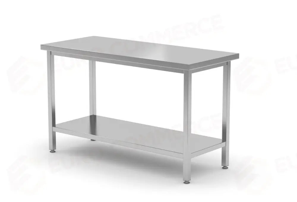 TAVOLO INOX CENTRALE / A PARETE PROFI LINE IMBULLONATO HENDI - 811559