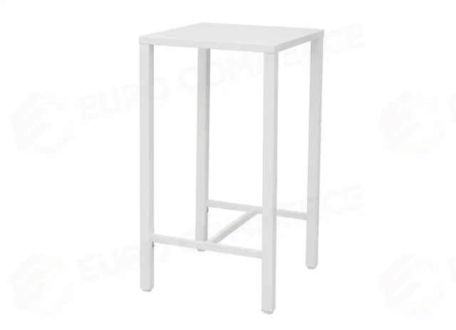 TAVOLO ISEO ALTO IN ACCIAIO 70×70 - BIANCO BTF70B - GREENWOOD