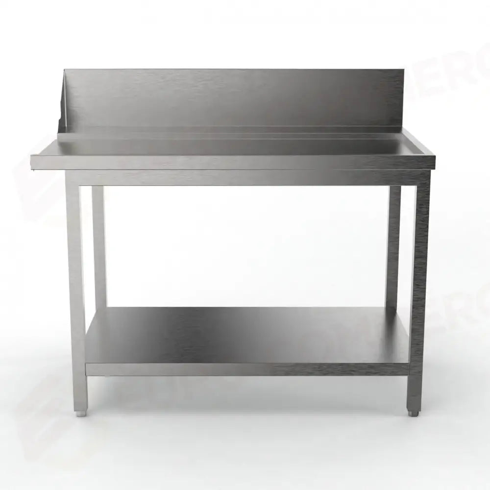 TAVOLO LATERALE MP-1200D DX CON ALZATINA E GAMBE (1200 X 750 850 MM) - 5712512 - SAMMIC