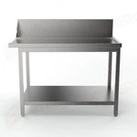 TAVOLO LATERALE MP-1200D DX CON ALZATINA E GAMBE (1200 X 750 850 MM) - 5712512 - SAMMIC