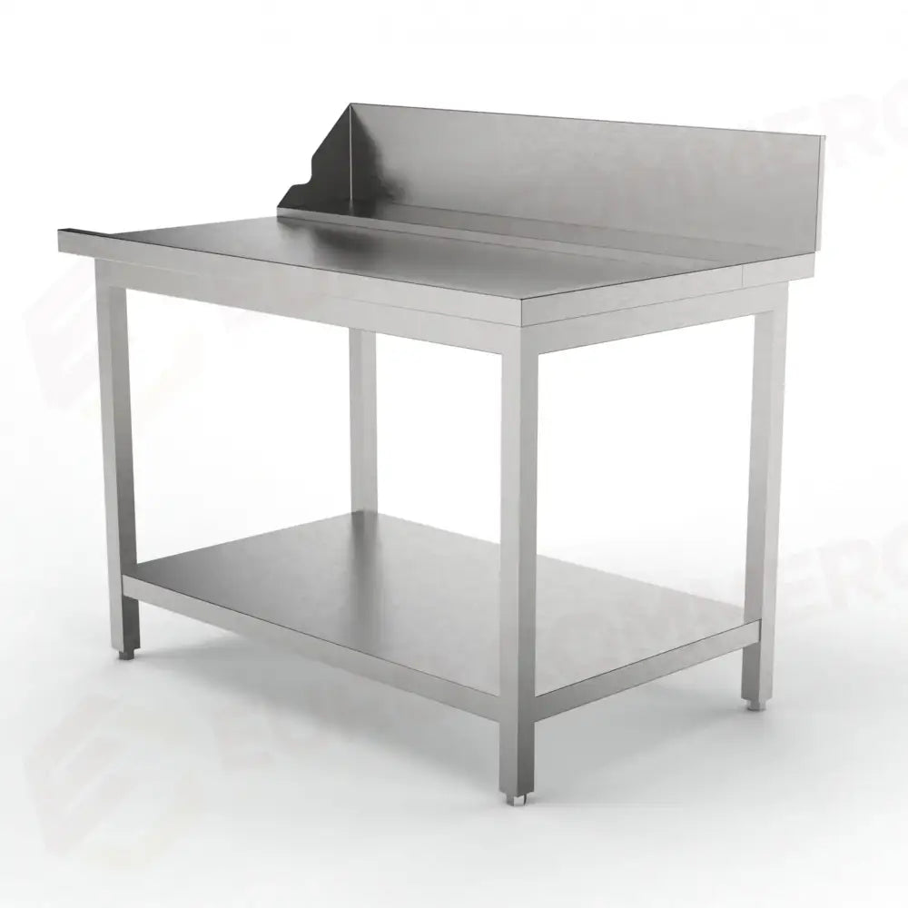 TAVOLO LATERALE MP-1200D DX CON ALZATINA E GAMBE (1200 X 750 850 MM) - 5712512 - SAMMIC