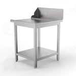 TAVOLO LATERALE MP-700D DX CON ALZATINA E GAMBE (700 X 750 850 MM) - 5712510 - SAMMIC