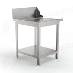 TAVOLO LATERALE MP-700I SX CON ALZATINA E GAMBE (700 X 750 850 MM) - 5712520 - SAMMIC