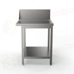 TAVOLO LATERALE MP-706D DX CON ALZATINA E GAMBE PER UX-150 LATO DA 600 MM (700 X 860 850 MM)