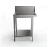 TAVOLO LATERALE MP-706I SX CON ALZATINA E GAMBE PER UX-150 LATO DA 600 MM (700 X 860 850 MM)