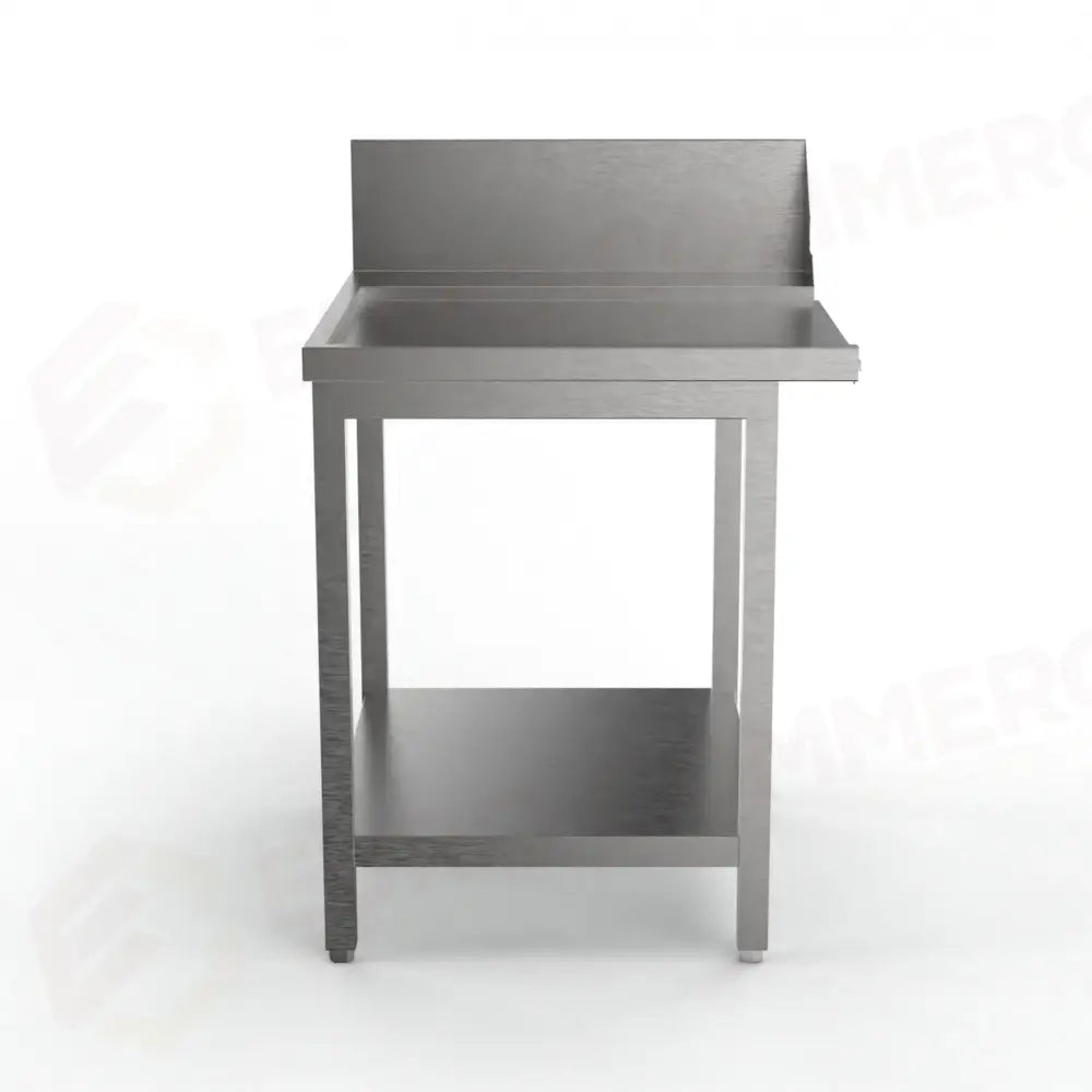TAVOLO LATERALE MP-706I SX CON ALZATINA E GAMBE PER UX-150 LATO DA 600 MM (700 X 860 850 MM)