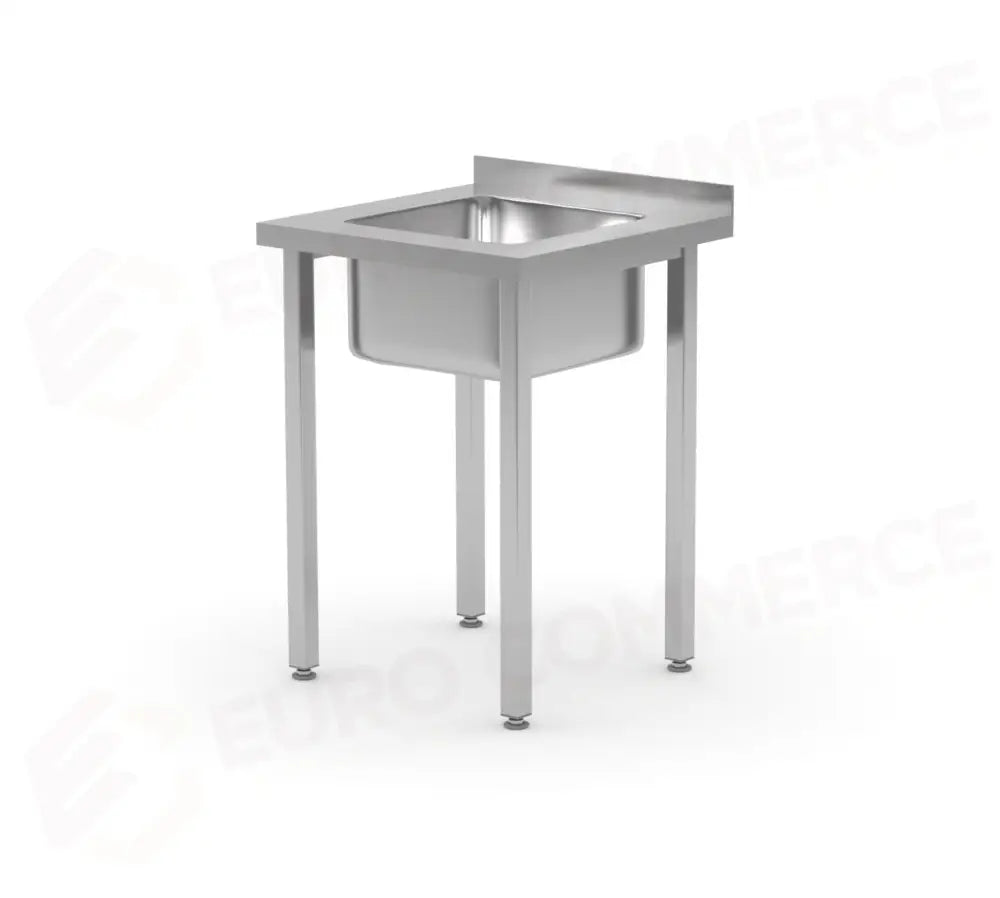 TAVOLO LAVANDINO IMBULLONATO HENDI KITCHEN LINE SUL LATO SINISTRO 800X600X(H)850MM - 816776
