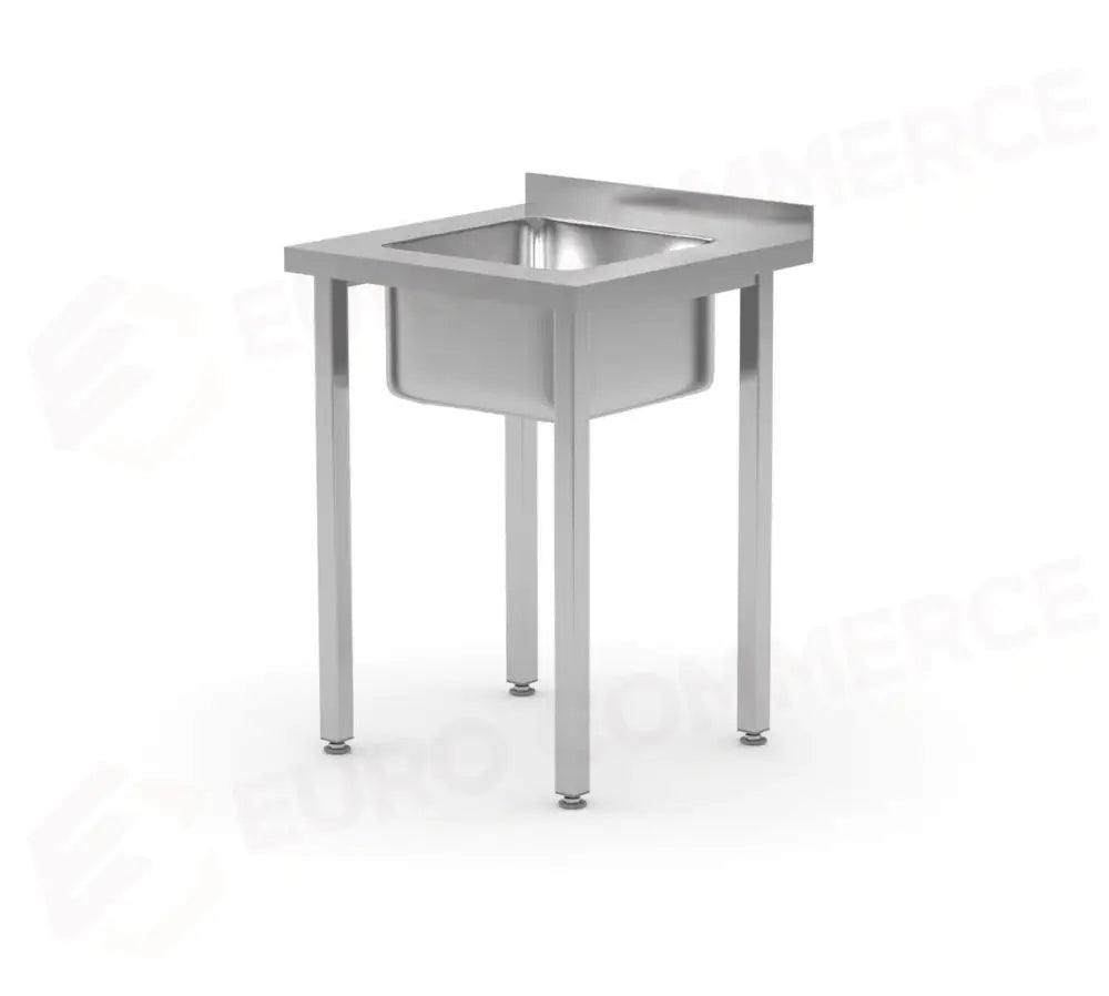 TAVOLO LAVANDINO IMBULLONATO KITCHEN LINE 600X600X(H)850MM - HENDI