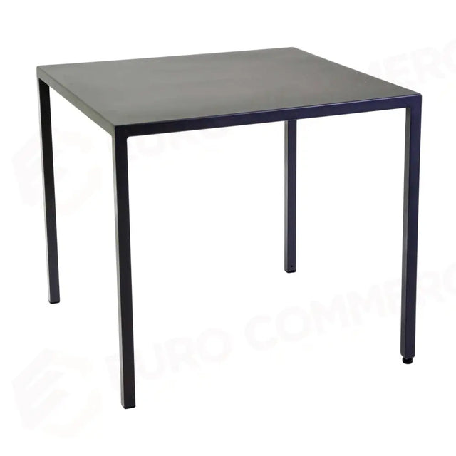 NEW ELMA ANTHRACITE SELF-LEVELING METAL TABLE, 90X90H75 CM - 6465240000 - VACCHETTI 