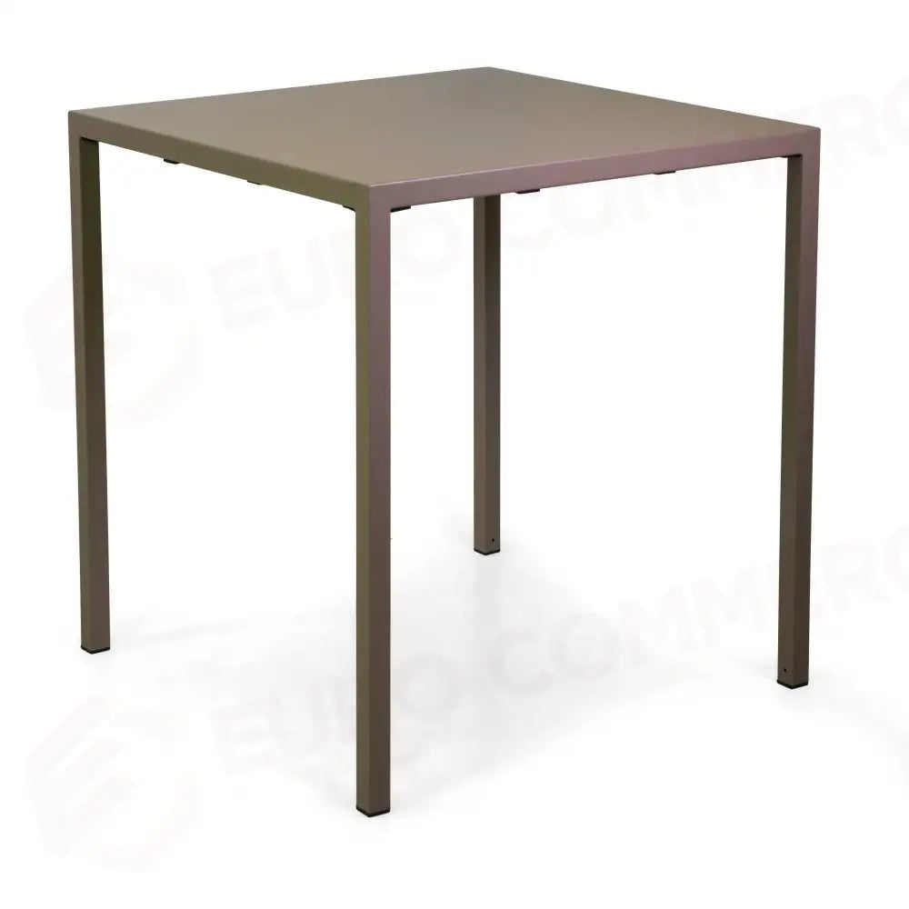 TAVOLO METALLO AUTOLIVELLANTE NEW ELMA TORTORA QUADRO CM70X70H75 - 6469270000 - VACCHETTI