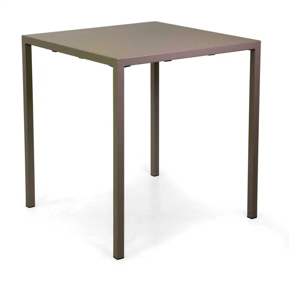 TAVOLO METALLO AUTOLIVELLANTE NEW ELMA TORTORA QUADRO CM70X70H75 - 6469270000 - VACCHETTI