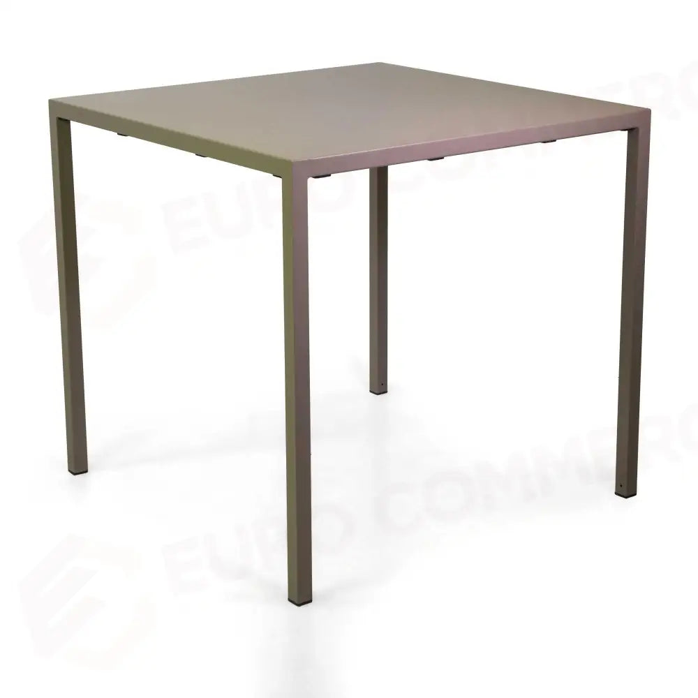 TAVOLO METALLO AUTOLIVELLANTE NEW ELMA TORTORA QUADRO CM80X80H75 - 6469280000 - VACCHETTI