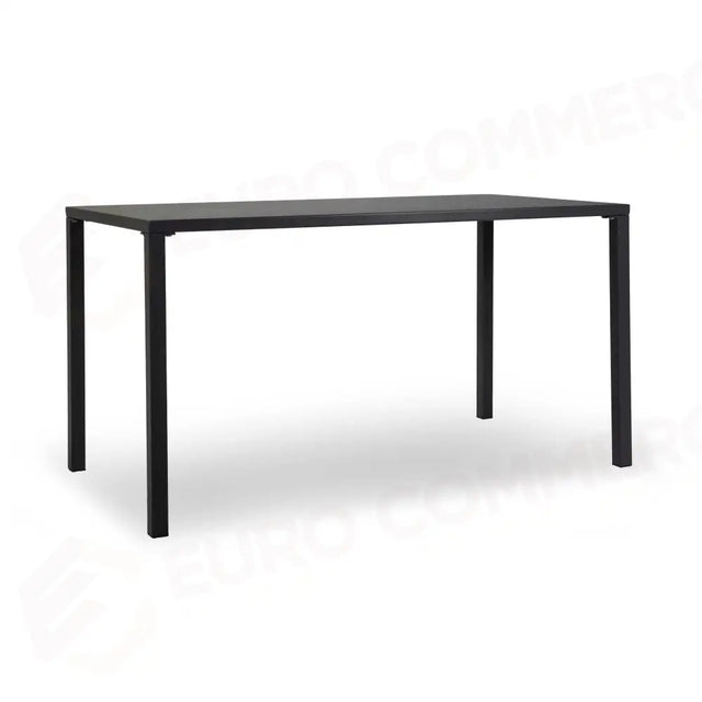 NEW ELMA METAL TABLE WITH DISASSEMBLED LEGS, ANTHRACITE RECTANGULAR, 140X70H75 CM - 6471800000 - VACCHETTI 