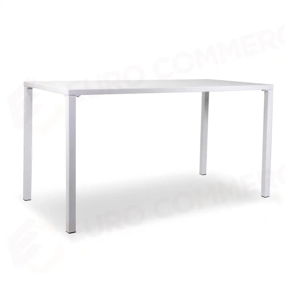 TAVOLO METALLO NEW ELMA GAMBE SMONTATE BIANCO RETTANGOLARE CM140X70H75 - 6471890000 - VACCHETTI