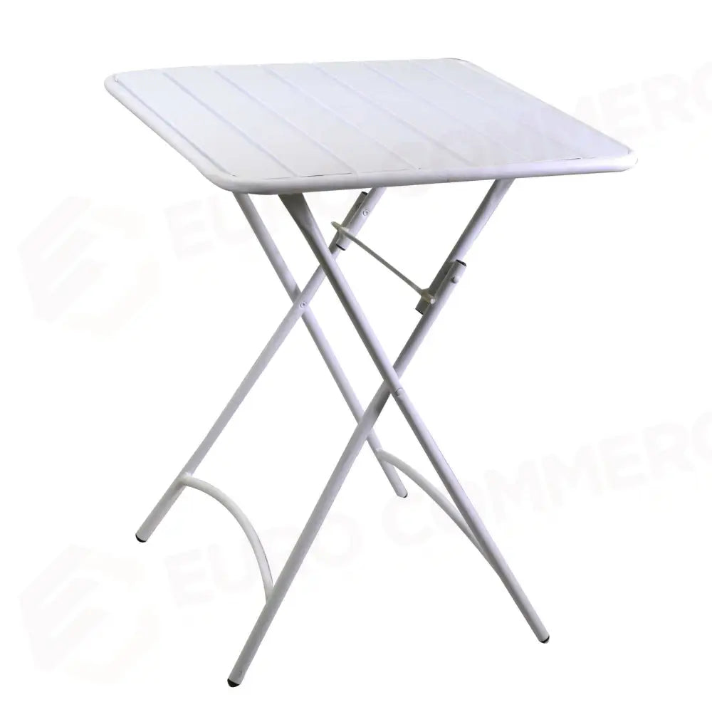 TAVOLO METALLO ROVIGO PIEGHEVOLE BIANCOCM60X60H72 - 6468200000 - VACCHETTI