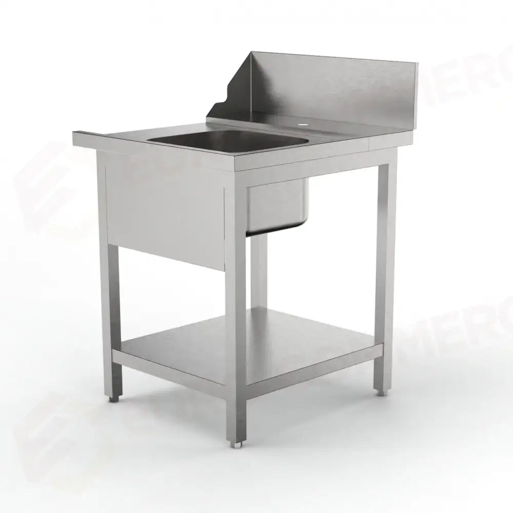 TAVOLO PRELAVAGGIO CON FORO SBARAZZO MD-700 DX (700 X 750 850 MM) - 5712530 - SAMMIC