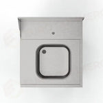 TAVOLO PRELAVAGGIO CON FORO SBARAZZO MD-700 DX (700 X 750 850 MM) - 5712530 - SAMMIC