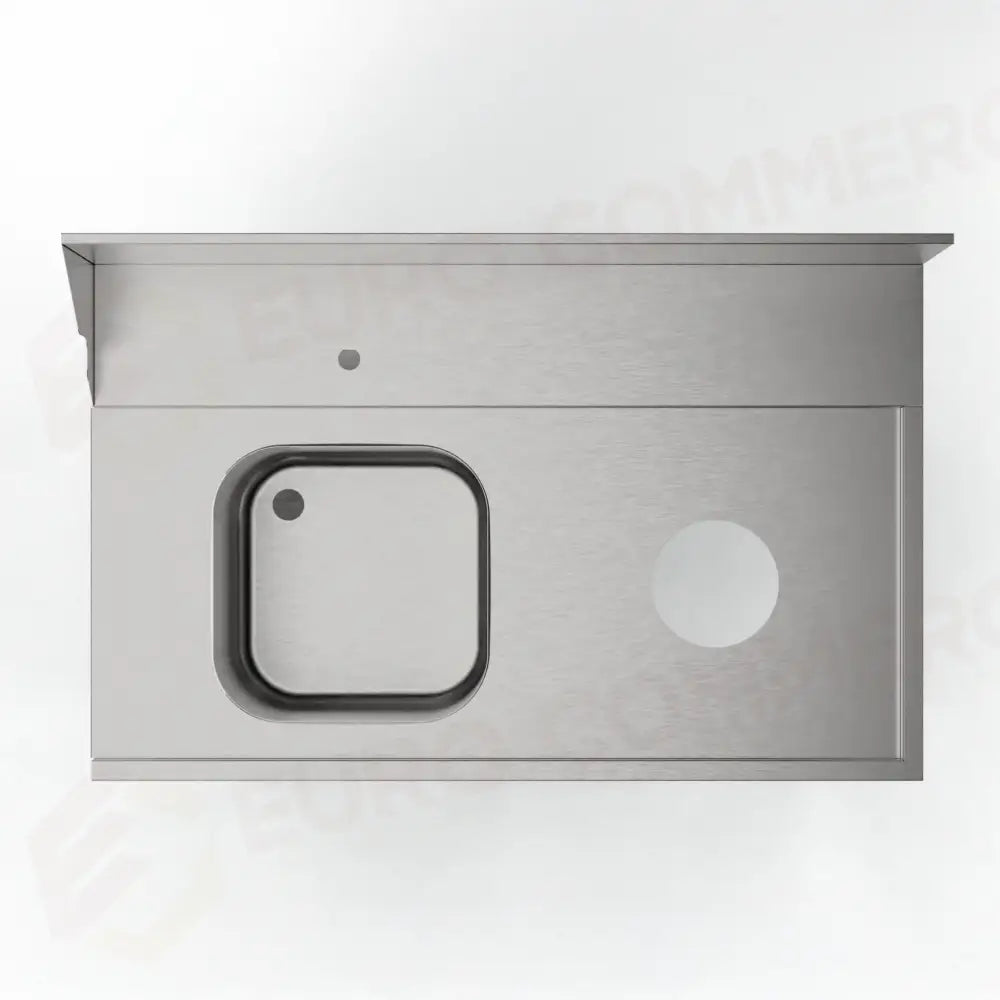 TAVOLO PRELAVAGGIO CON FORO SBARAZZO MPD-1200 DX (1200 X 750 850 MM) - 5712550 - SAMMIC