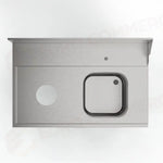 TAVOLO PRELAVAGGIO CON FORO SBARAZZO MPI-1200 SX (1200 X 750 850 MM) - 5712560 - SAMMIC
