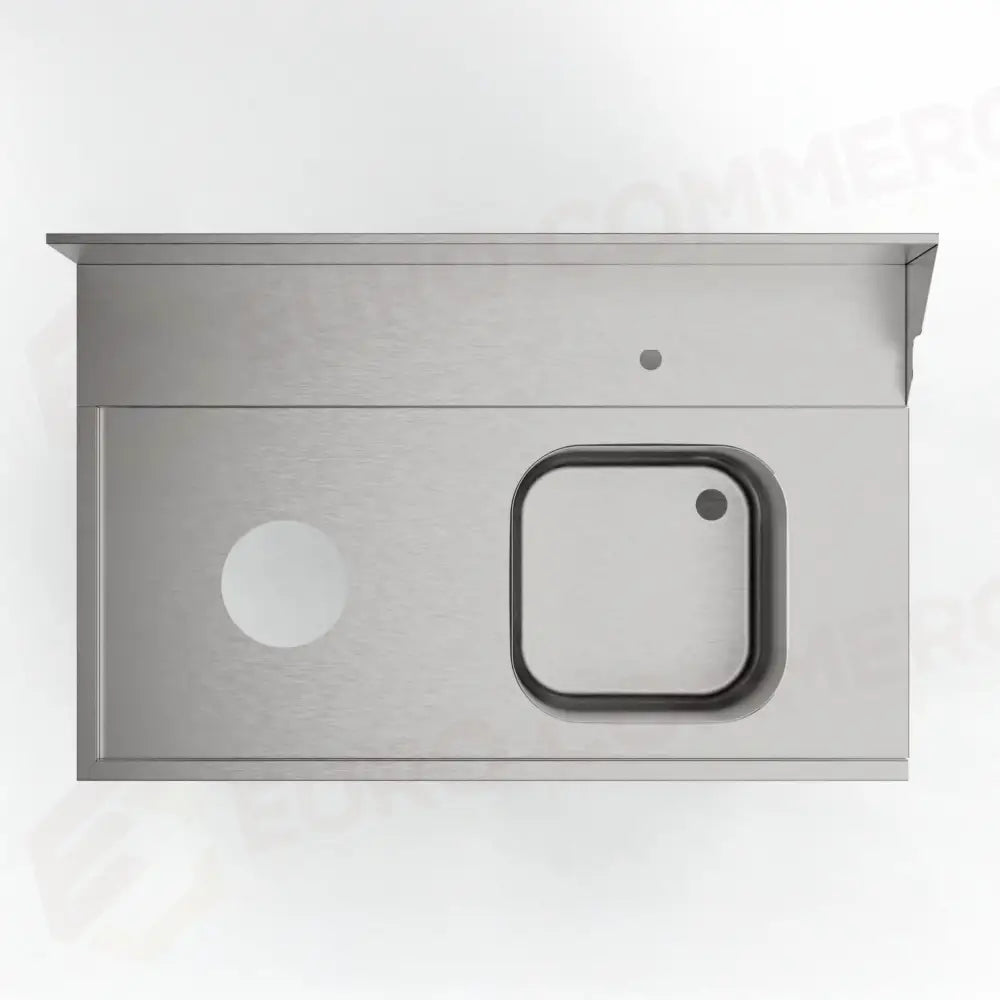 TAVOLO PRELAVAGGIO CON FORO SBARAZZO MPI-1200 SX (1200 X 750 850 MM) - 5712560 - SAMMIC