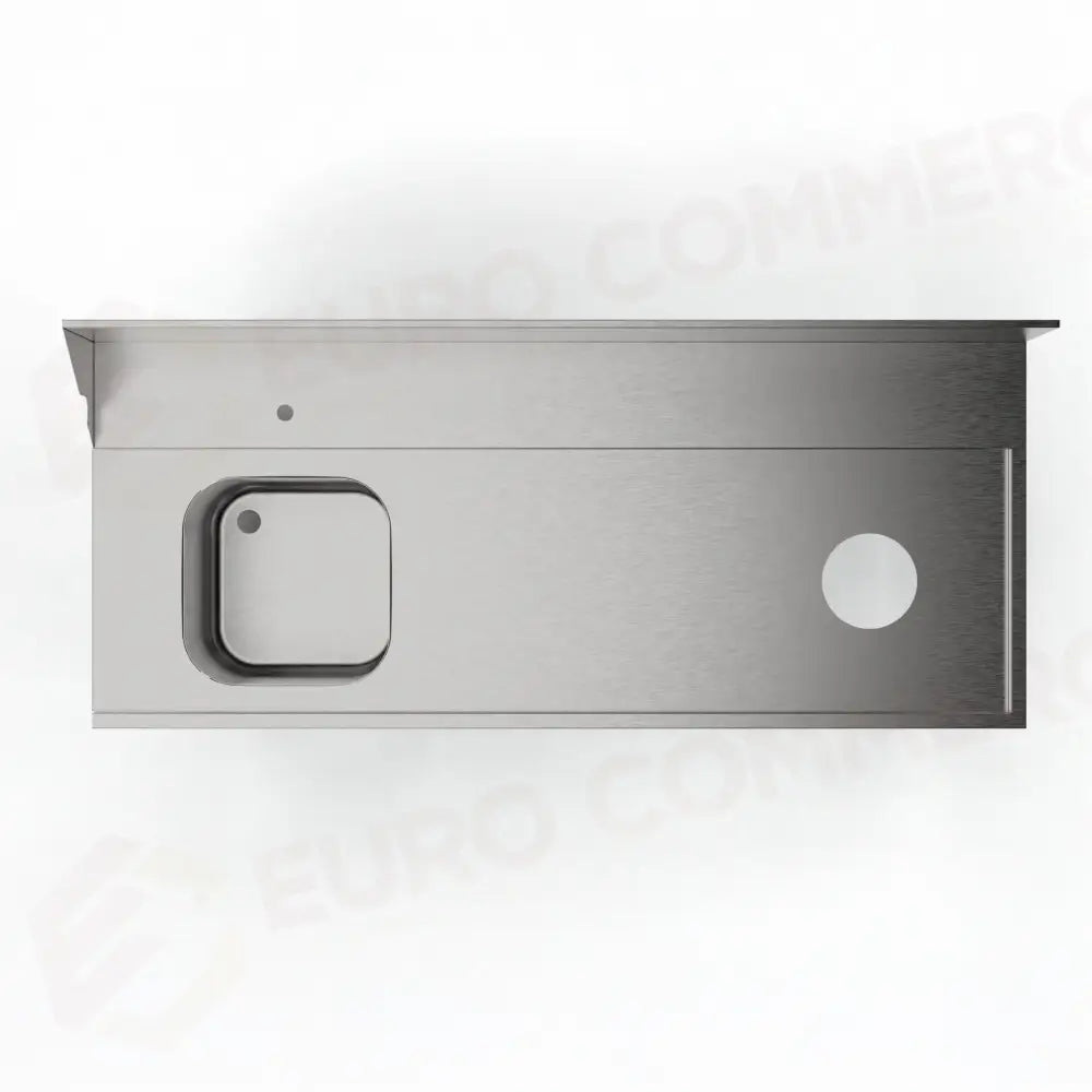 TAVOLO PRELAVAGGIO DX CON FORO SBARAZZO E SPAZIO PER LAVASTOVIGLIE FRONTALE MPDLV-1800 (1800 X 760