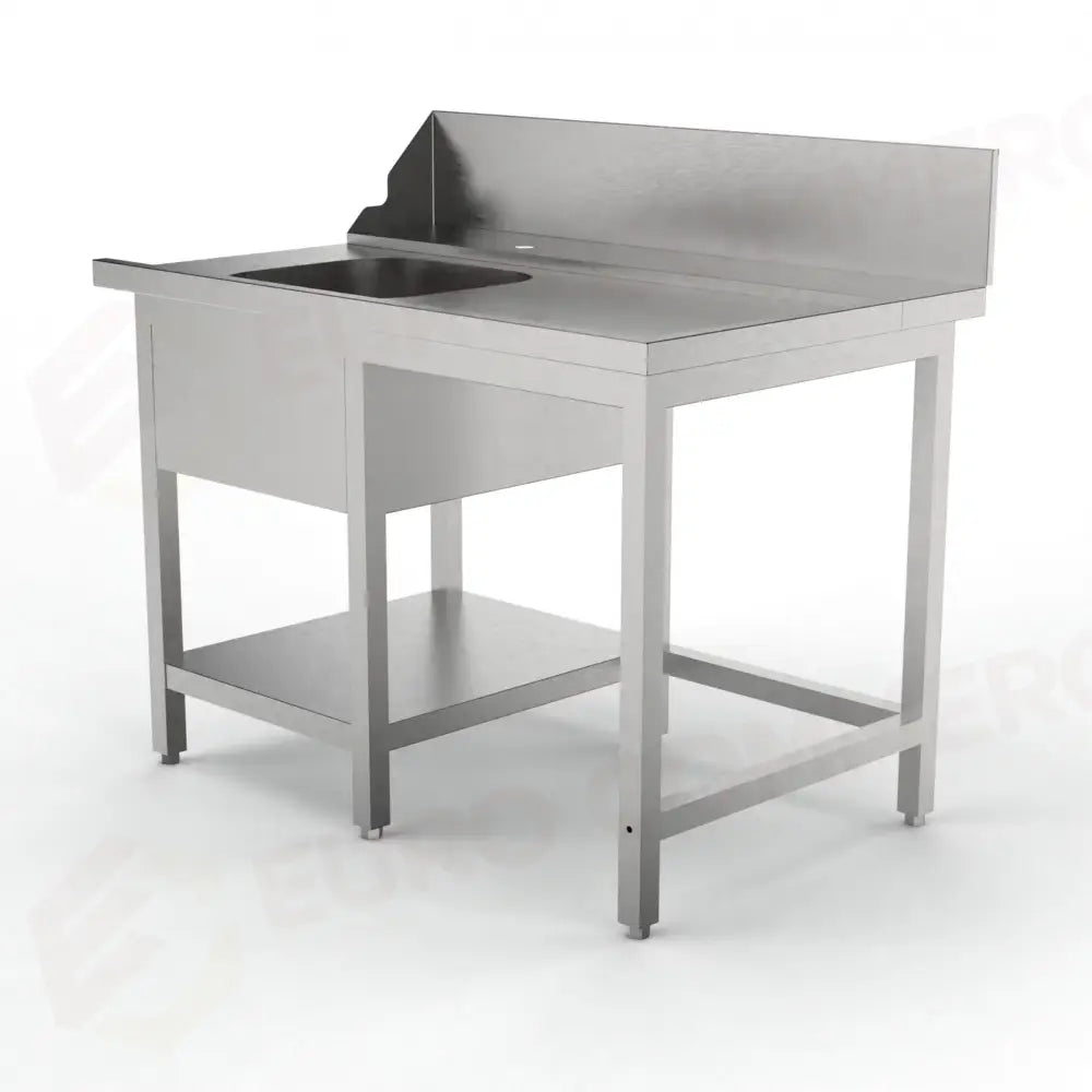 TAVOLO PRELAVAGGIO DX SENZA FORO SBARAZZO MPD-1200 L (1200 X 750 850 MM) - 5712551 - SAMMIC