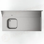 TAVOLO PRELAVAGGIO DX SENZA FORO SBARAZZO MPD-1500 L (1500 X 750 850 MM) - 5712553 - SAMMIC