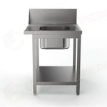 TAVOLO PRELAVAGGIO MD-706 DX PER UX-150 LATO DA 600 MM (700 X 860 850 MM) - 5712501 - SAMMIC