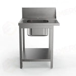 TAVOLO PRELAVAGGIO MI-706 SX PER UX-150 LATO DA 600 MM (700 X 860 850 MM) - 5712502 - SAMMIC