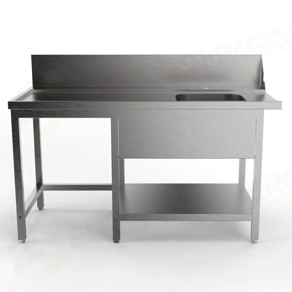 TAVOLO PRELAVAGGIO SX SENZA FORO SBARAZZO MPI-1500 L (1500 X 750 850 MM) - 5712563 - SAMMIC