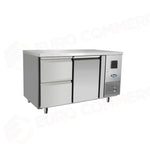 TAVOLO REFRIGERATO ATOSA 700 TN - 1 PORTA GN 1/1 - CASSETTIERA 1/2 - EPF3523-GR-304T
