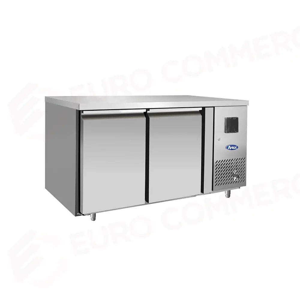 TAVOLO REFRIGERATO ATOSA 700 TN - 2 PORTE - GN 1/1 - CON ALZATINA - EPF3422-GR-SB-304T