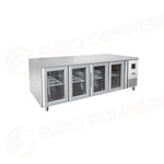 TAVOLO REFRIGERATO ATOSA 700 TN - 4 PORTE IN VETRO - GN 1/1 - EPF3741-GR-304T