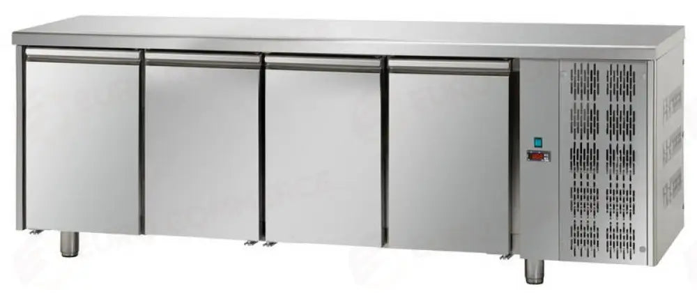 TAVOLO REFRIGERATO GN 1/1 CON 4 PORTE IN ACCIAIO INOX - TF04MIDGN - KAREL - Attrezzatura