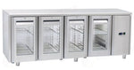 TAVOLO REFRIGERATO GN1/1 (COMANDO REMOTO/PORTAVETRO) +3°/+10°C - QRG 4100SG - COOL HEAD