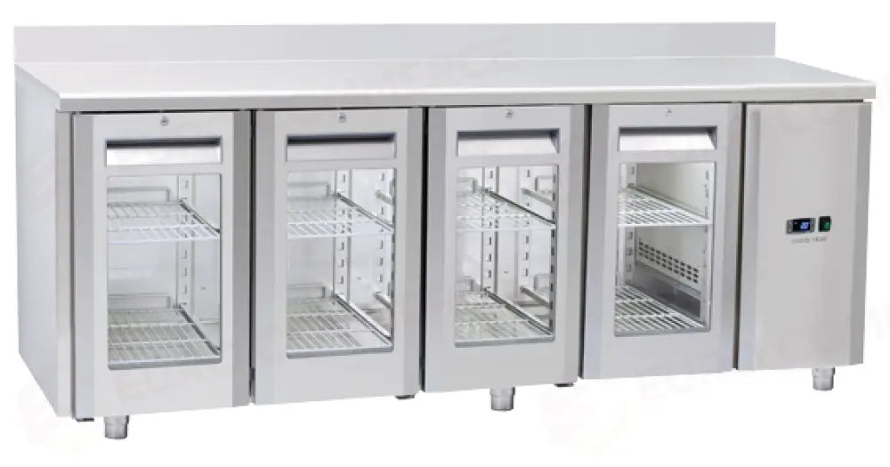 TAVOLO REFRIGERATO GN1/1 (COMANDO REMOTO/PORTAVETRO) +3°/+10°C - QRG 4200SG - COOL HEAD