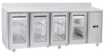 TAVOLO REFRIGERATO GN1/1 (COMANDO REMOTO/PORTAVETRO) +3°/+10°C - QRG 4200SG - COOL HEAD