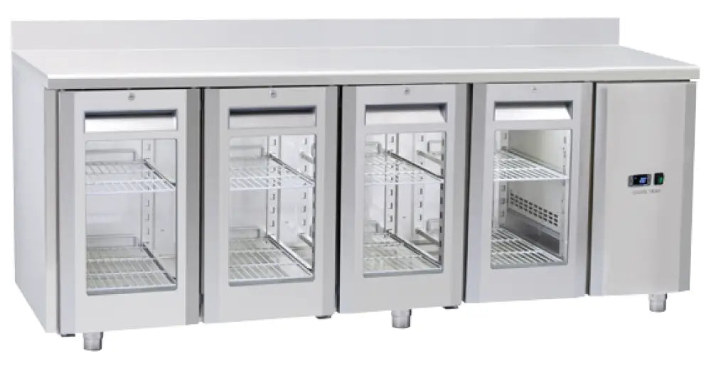 TAVOLO REFRIGERATO GN1/1 (COMANDO REMOTO/PORTAVETRO) +3°/+10°C - QRG 4200SG - COOL HEAD