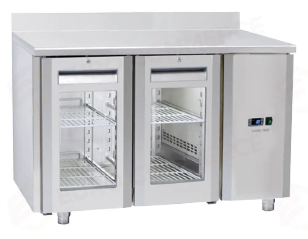 TAVOLO REFRIGERATO GN1/1 (COMANDO REMOTO/PORTAVETRO) +3°/+10°C - QRG 2200SG - COOL HEAD