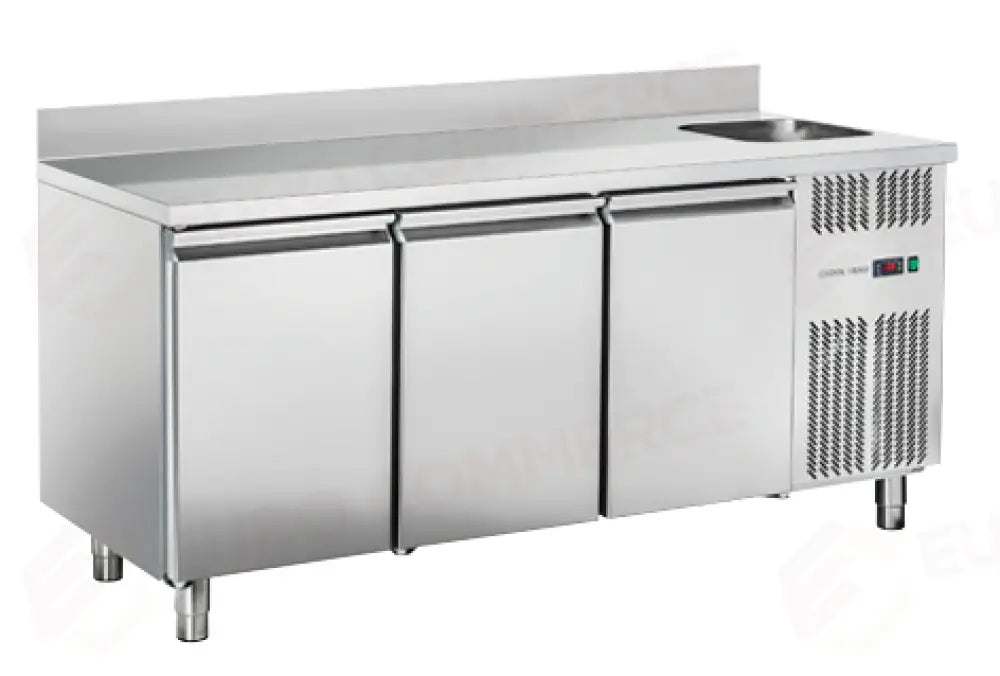 TAVOLO REFRIGERATO GN1/1 (CON LAVELLO) +0°/+8°C - RC 3200LV - COOL HEAD