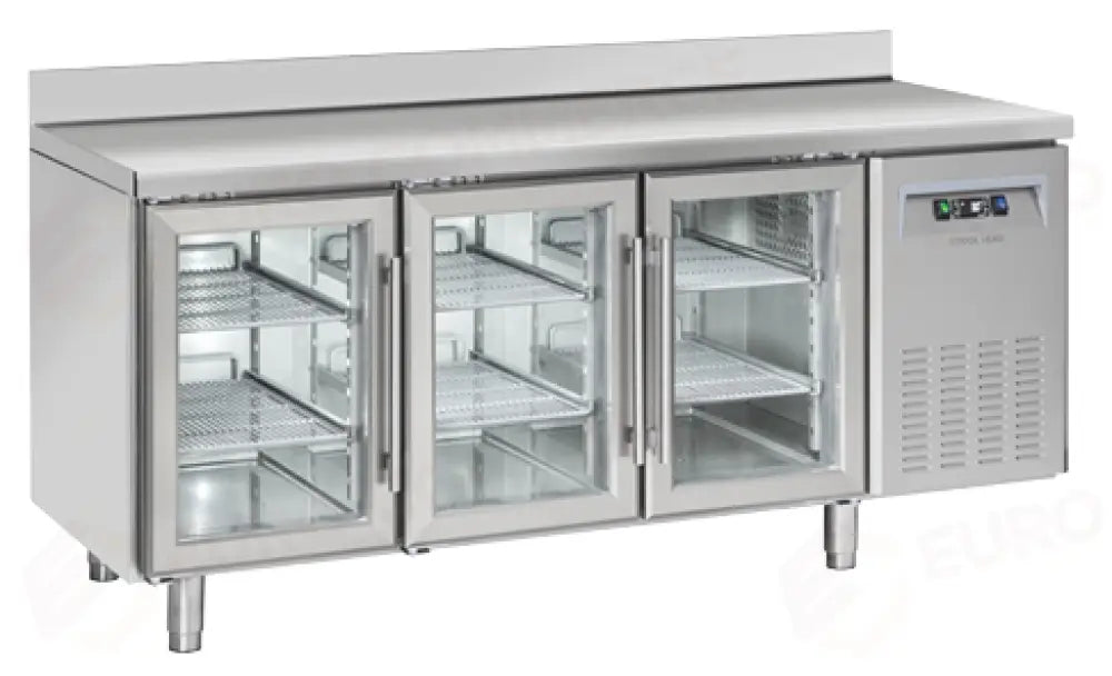 TAVOLO REFRIGERATO GN1/1 (PORTAVETRO) +3°/+10°C - QRG 3200 - COOL HEAD