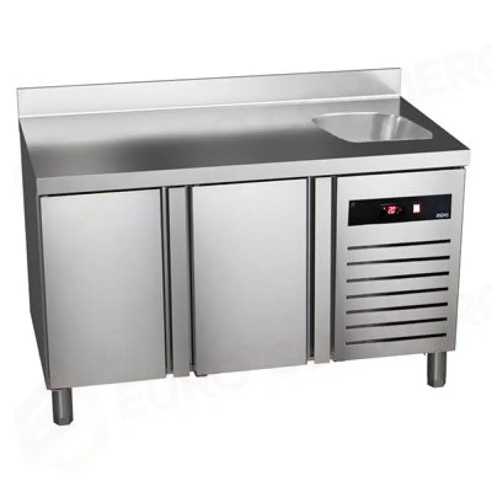 TAVOLO REFRIGERATO POSITIVO SNACK CON LAVELLO INCORPORATO NEL PIANO - TSP 150 V HC - ASPES