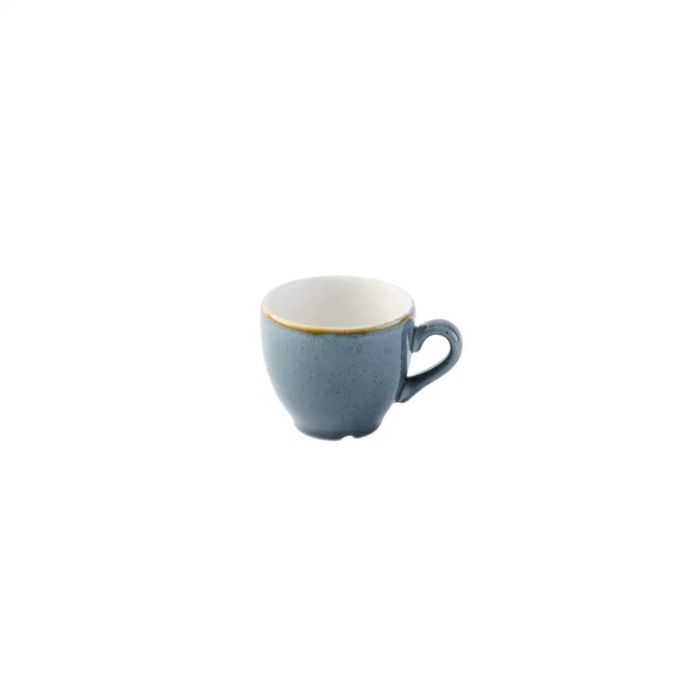 TAZZA CAFFÈ SENZA PIATTO 9 CL STONECAST BLUEBERRY SBBSCEB91 CHURCHILL - 9782932 - MEDRI