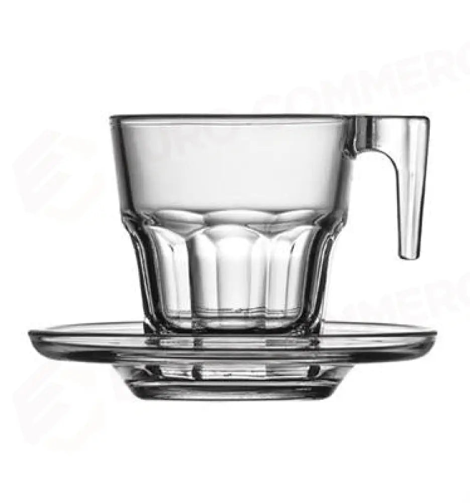 TAZZA CAFFÈ CON PIATTO 7,5 CL CASABLANCA 95753 PASABAHCE - 10720426 - MEDRI