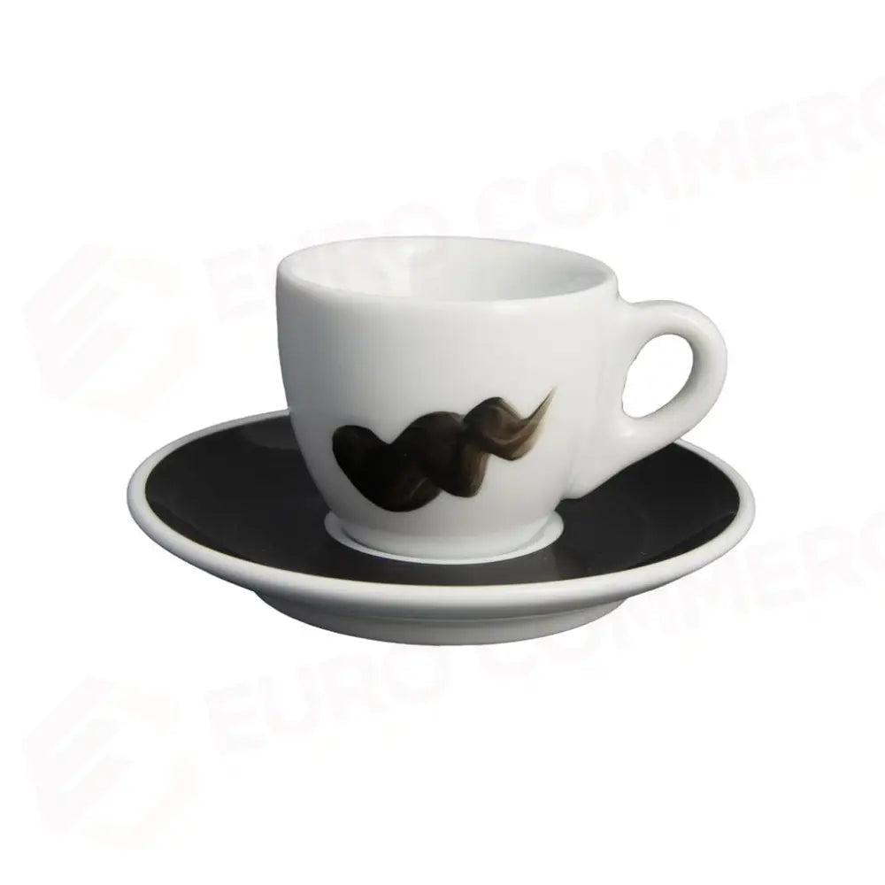 TAZZA CAFFÈ CON PIATTO 8 CL ONDA NERO VERONA 38105 ANCAP - 6800452 - MEDRI