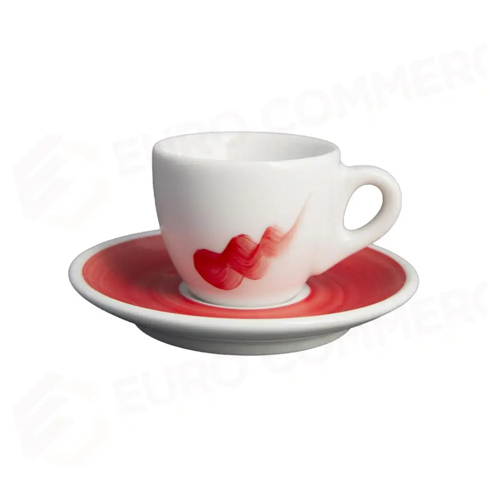 TAZZA CAFFÈ CON PIATTO 8 CL ONDA ROSSO VERONA 38095 ANCAP - 6800450 - MEDRI