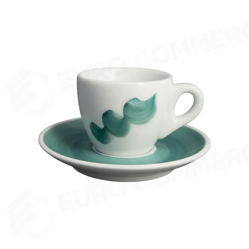 TAZZA CAFFÈ CON PIATTO 8 CL ONDA VERDE VERONA 37457 ANCAP - 6800451 - MEDRI