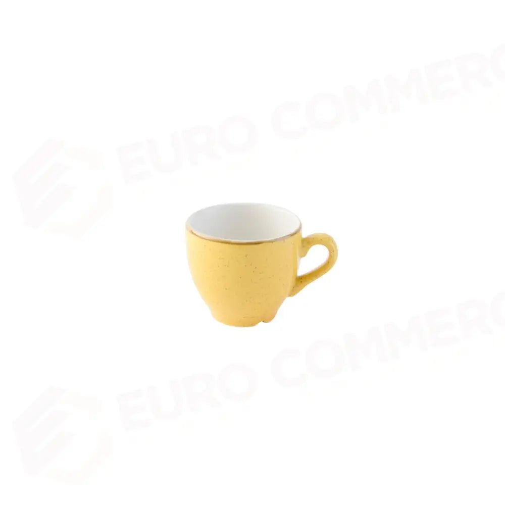TAZZA CAFFÈ SENZA PIATTO 9 CL STONECAST MUSTARD YELLOW SMSSCEB91 CHURCHILL - 9781548 - MEDRI